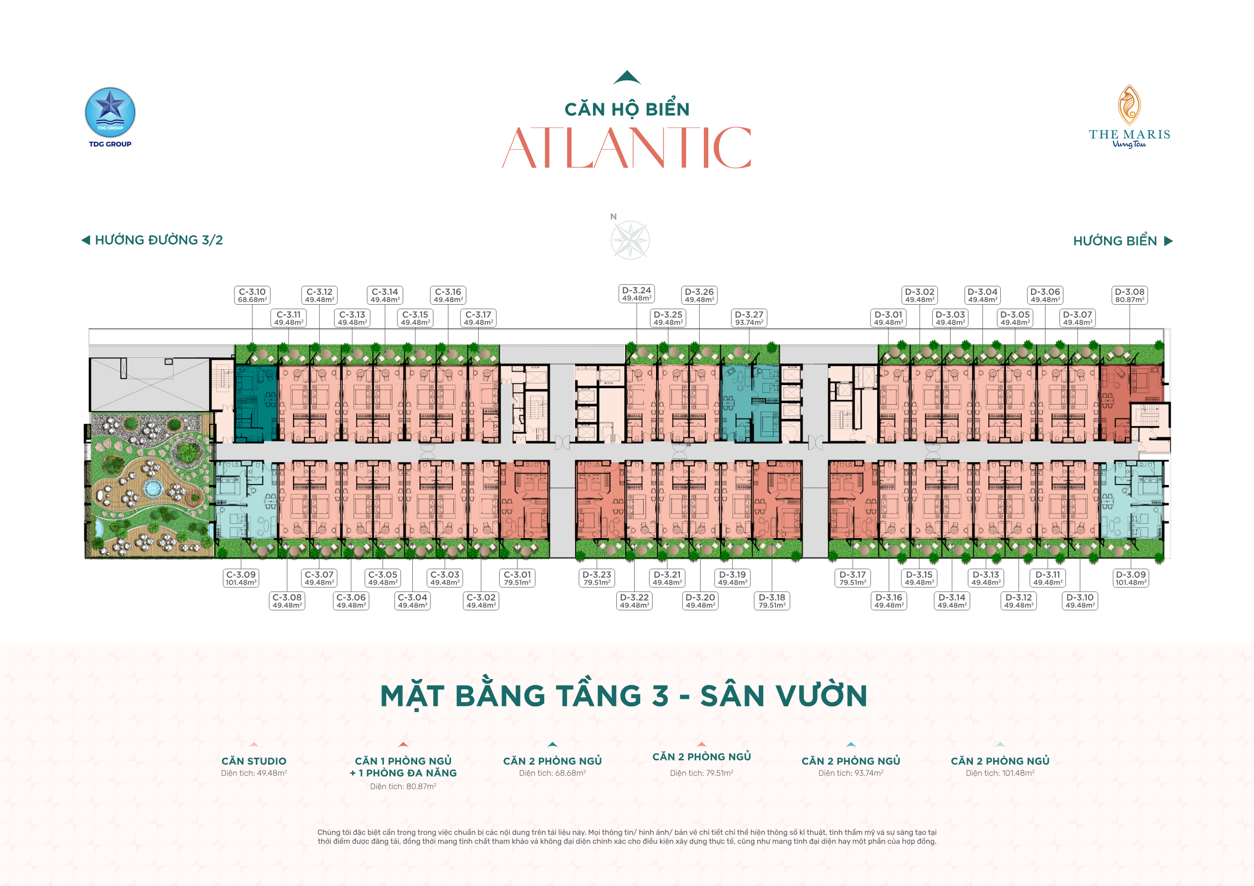 Mặt bằng Phân Khu Atlantic - hình 1